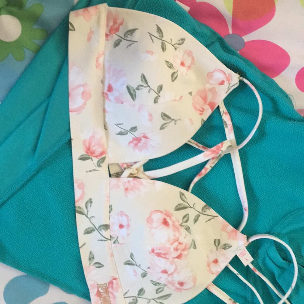Pink bra